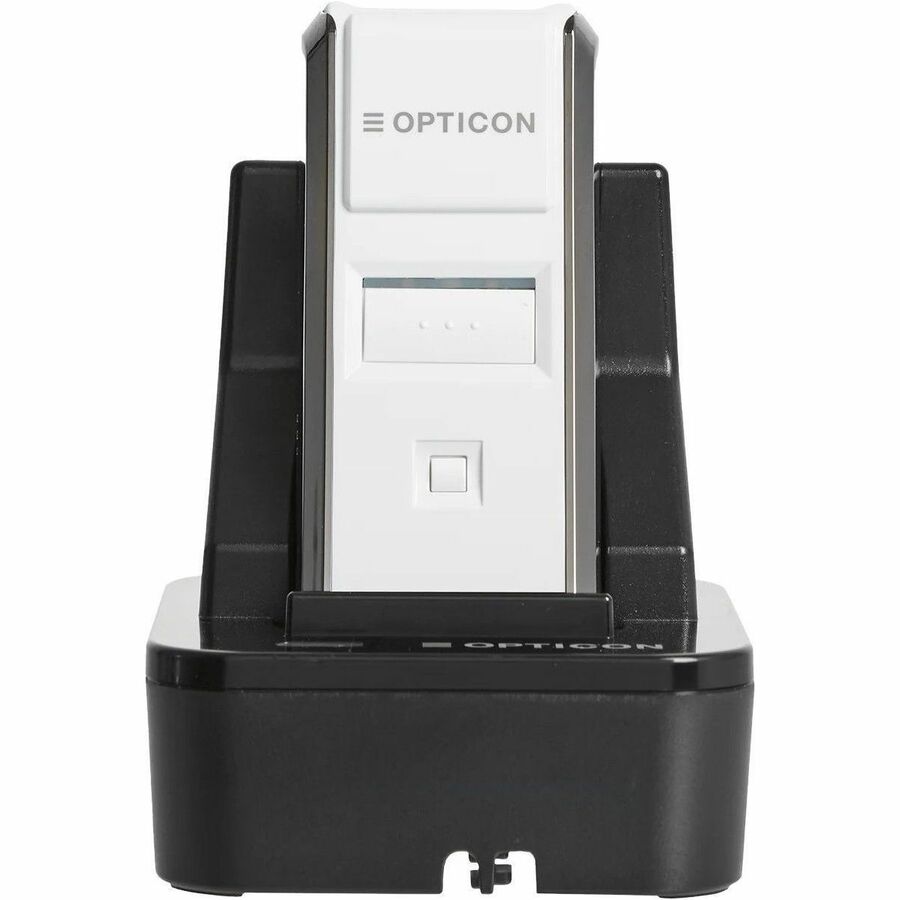 Opticon OPN3102I-01 2D CMOS Imager Bluetooth companion barcode scanner, white, supports Apple IOS (MFI), Android, and Windows, 2