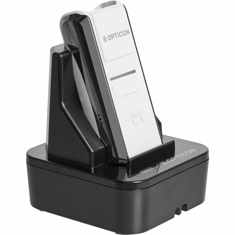 Opticon OPN3102I-01 2D CMOS Imager Bluetooth companion barcode scanner, white, supports Apple IOS (MFI), Android, and Windows, 2