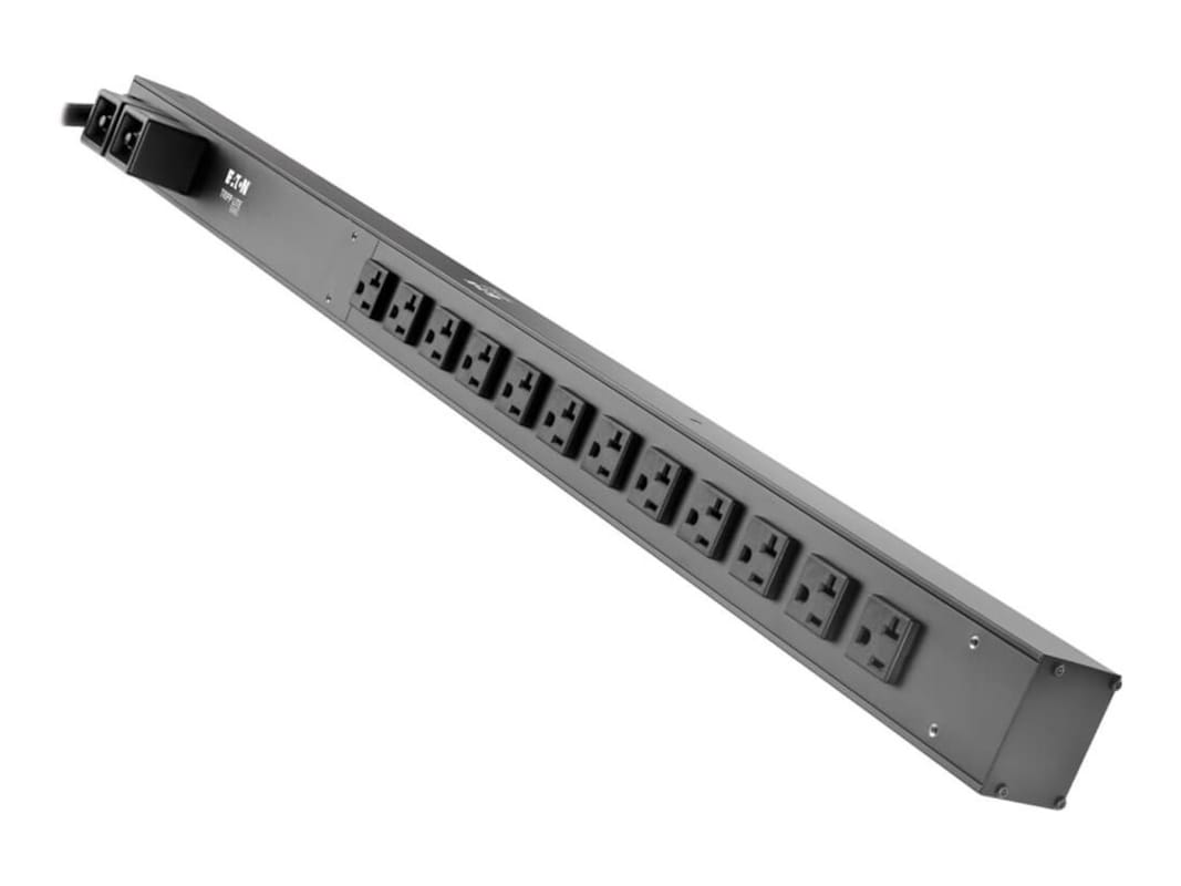 Eaton PDUV30-36 Tripp Lite Series 2.9kW 120V Single-Phase Basic PDU - 12 NEMA 5-15/20R Outlets, L5-30P Input, 10 ft. Cord, 36