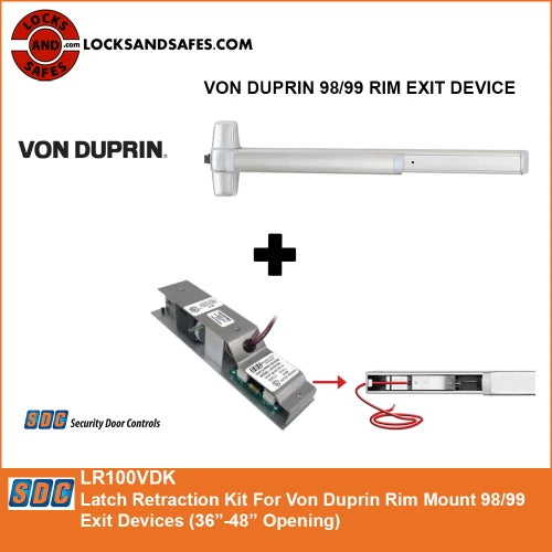 SDC LR100VDK Electric Latch Retraction Kit - Von Duprin 33/35 & 98/99