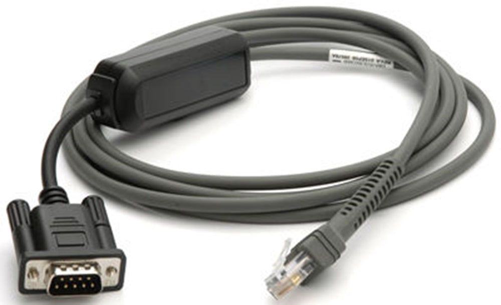 Zebra CBA-R10-S07ZBR Cable - Rs232: 7Ft. (2M)St, Nixdorf Beetle- Direct Power, W/Ttl Current Limit Protection.