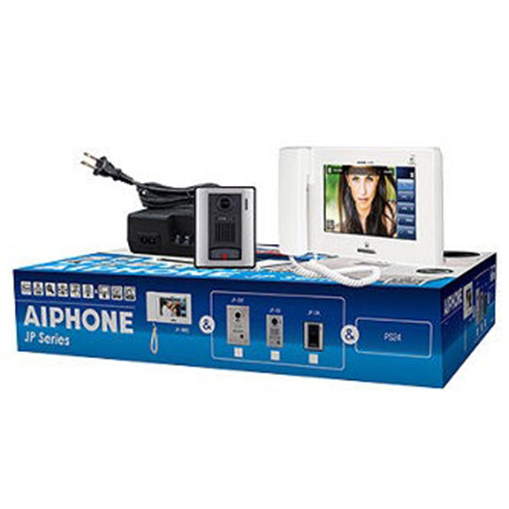 Aiphone JPS-4AED 7 Inch Touchscreen Handset or Hands-Free 4 x 8 Color Video Set