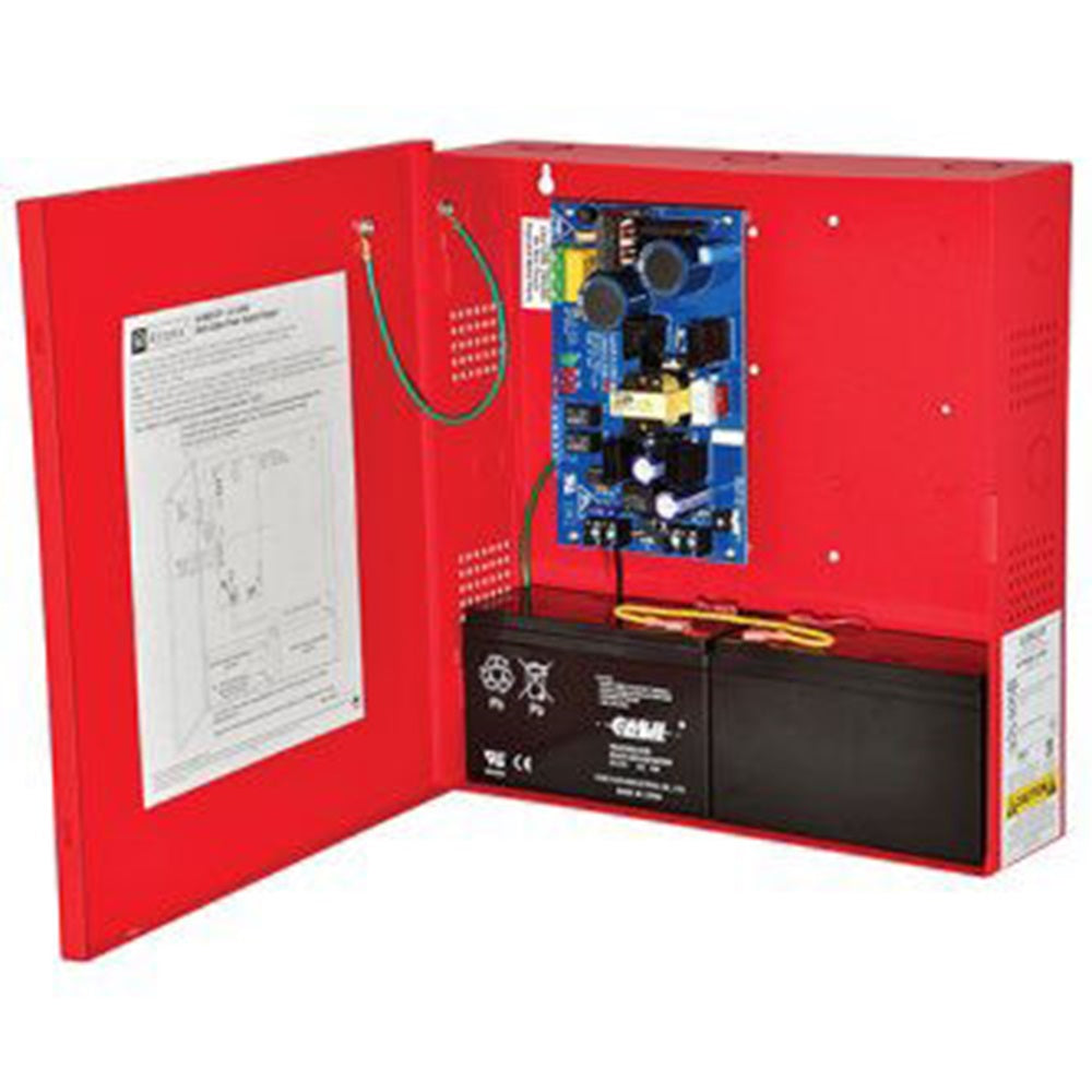Altronix AL400ULXR Power Supply Charger, Single Class 2 Output, 12/24VDC @ 4A, 115VAC, Red BC300 Enclosure