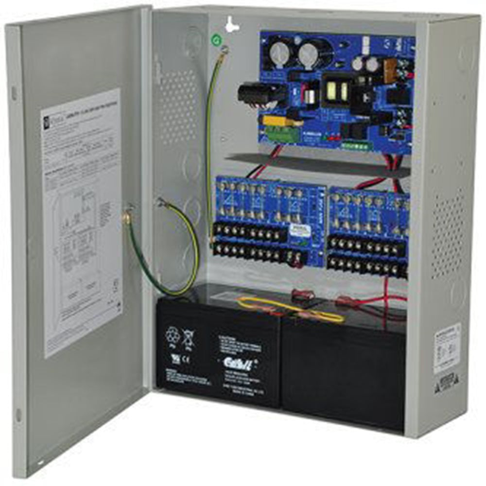 Altronix AL600ULXPD16 Power Supply Charger, 16 Fused Outputs, 12/24VDC @ 6A, 115VAC, BC400 Enclosure