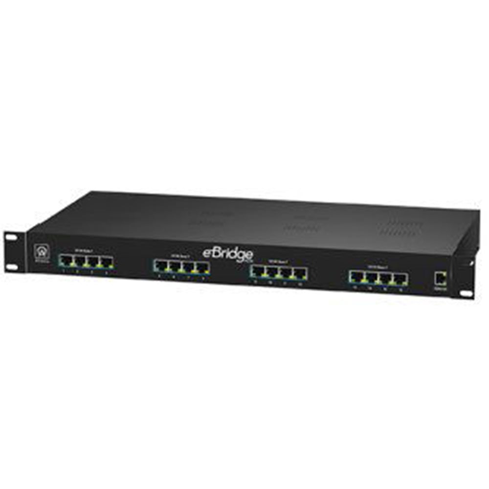 Altronix EBRIDGE16PCRX EoC 16 Port Receiver, 25Mbps per port, Generates PoE/PoE+, Two (2) 48-56 VDC, Requires Compatible Transceiver