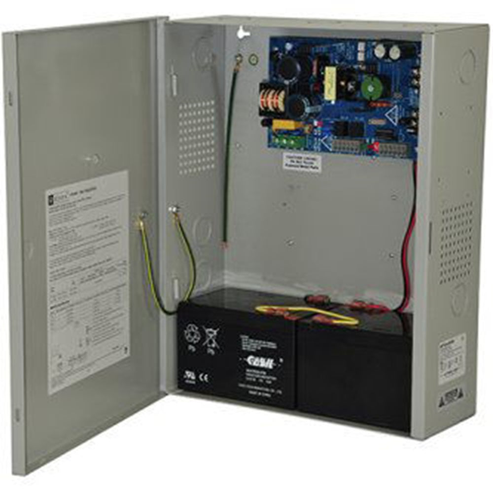 Altronix EFLOW4NX Power Supply Charger, Single Output, 12/24VDC @ 4A, Aux Output, FAI, LinQ2 Ready, 115VAC, BC400 Enclosure