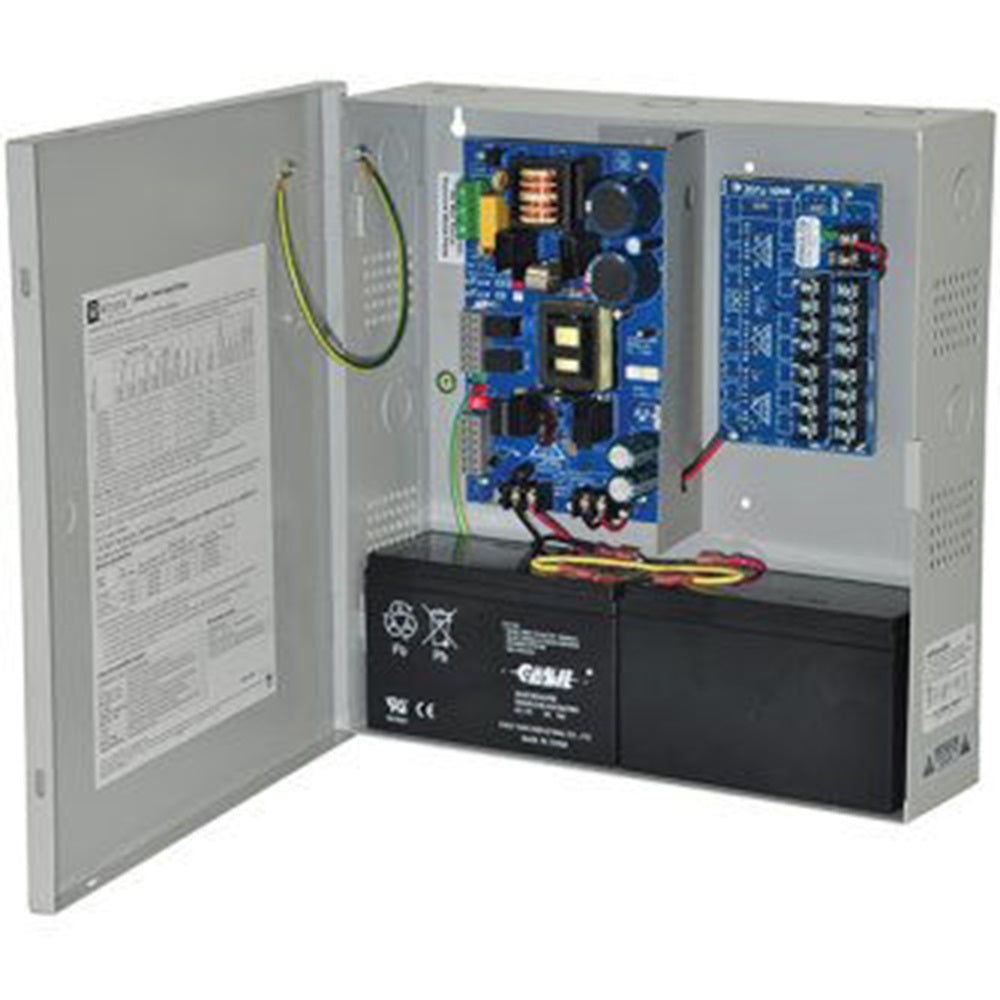 Altronix EFLOW6N8D Power Supply Charger, 8 PTC Class 2 Outputs, 12/24VDC @ 6A, Aux Output, FAI, LinQ2 Ready, 115VAC, BC300