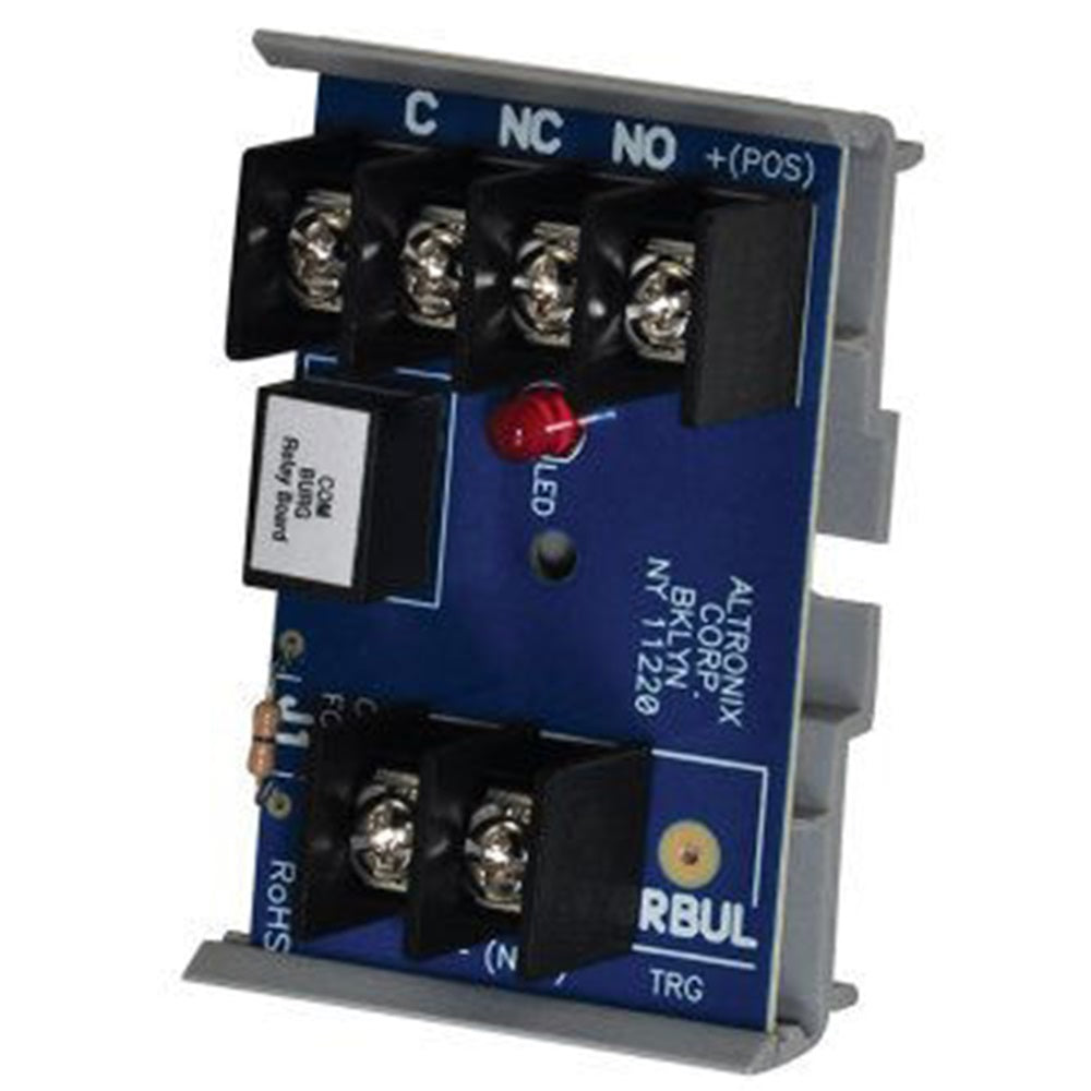 Altronix RBUL Relay Module, Ultra Sensitive, 12/24VDC, SPDT Contacts @ 1A - 28VDC