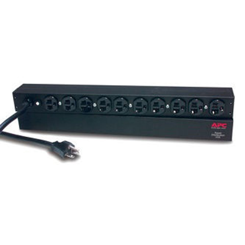 APC AP9563 Rack PDU, Basic, 1U, 20A, 120V, (10)5-20; 5-20P