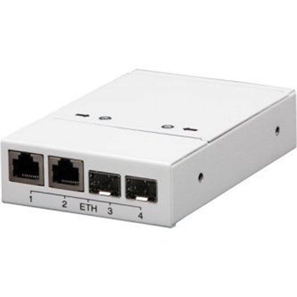 Axis Communications 5027-041 T8604 MEDIA CONVERTER SWITCH FOUR PORT 2 - Four Port Media Converter Switch with 2 RJ45 Ports and 2 SFP Slots