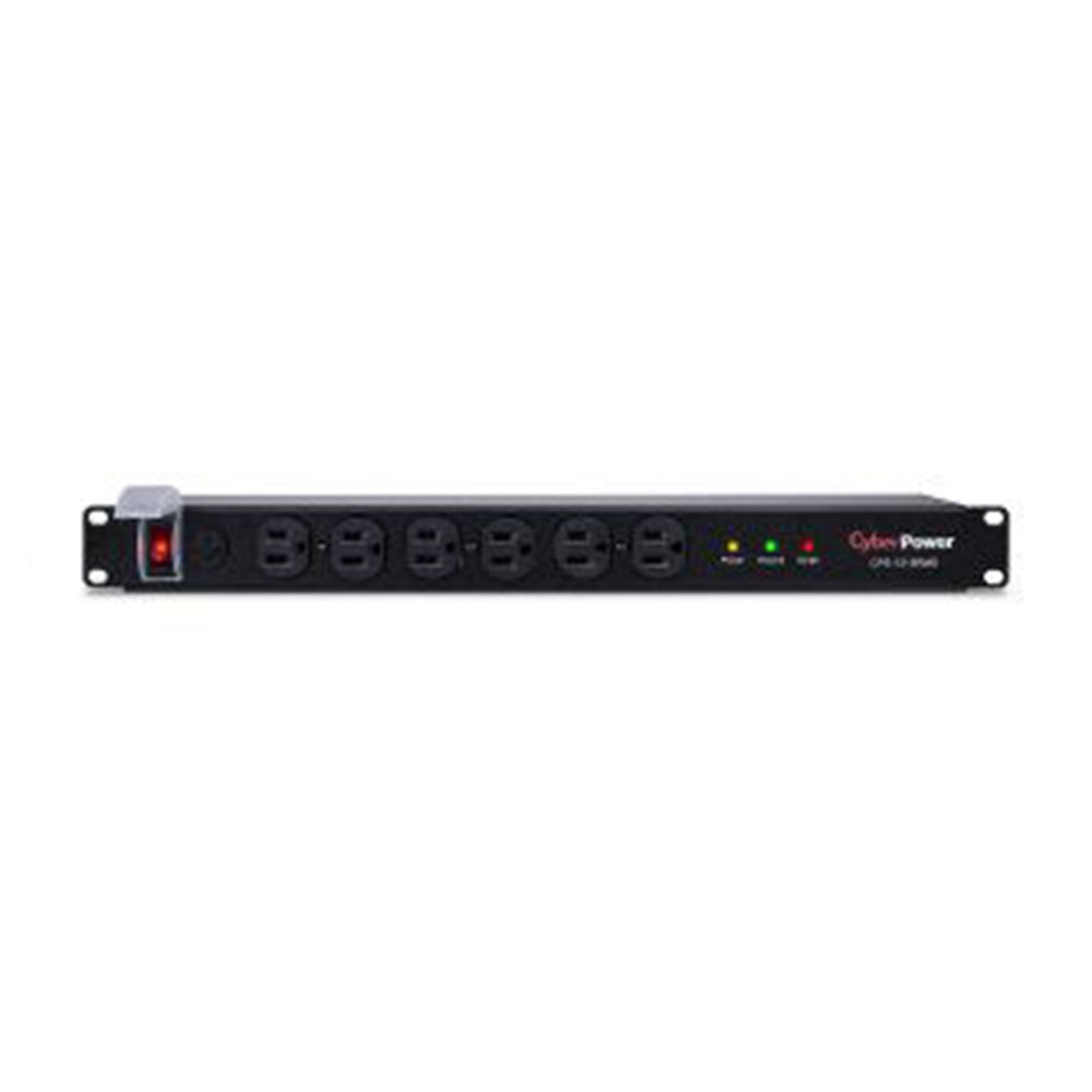 CyberPower CPS1215RMS 15A Pdu Rm 1U 1800J Surge; 12Out 5-15R 120V 15 Cord 3Yr-Wty