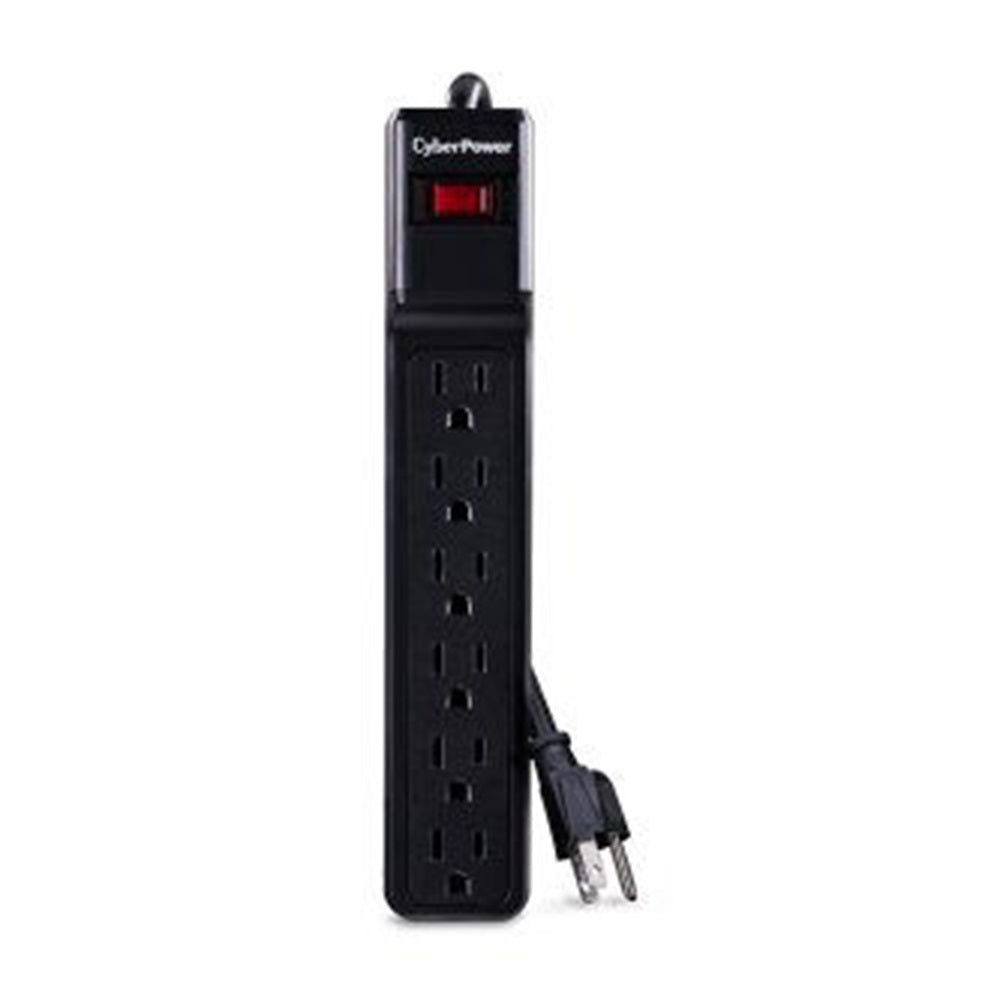 CyberPower CSB604 6Out Surge Protector; $50K 4Ft Cord 900J Emi/Rfi Ceg