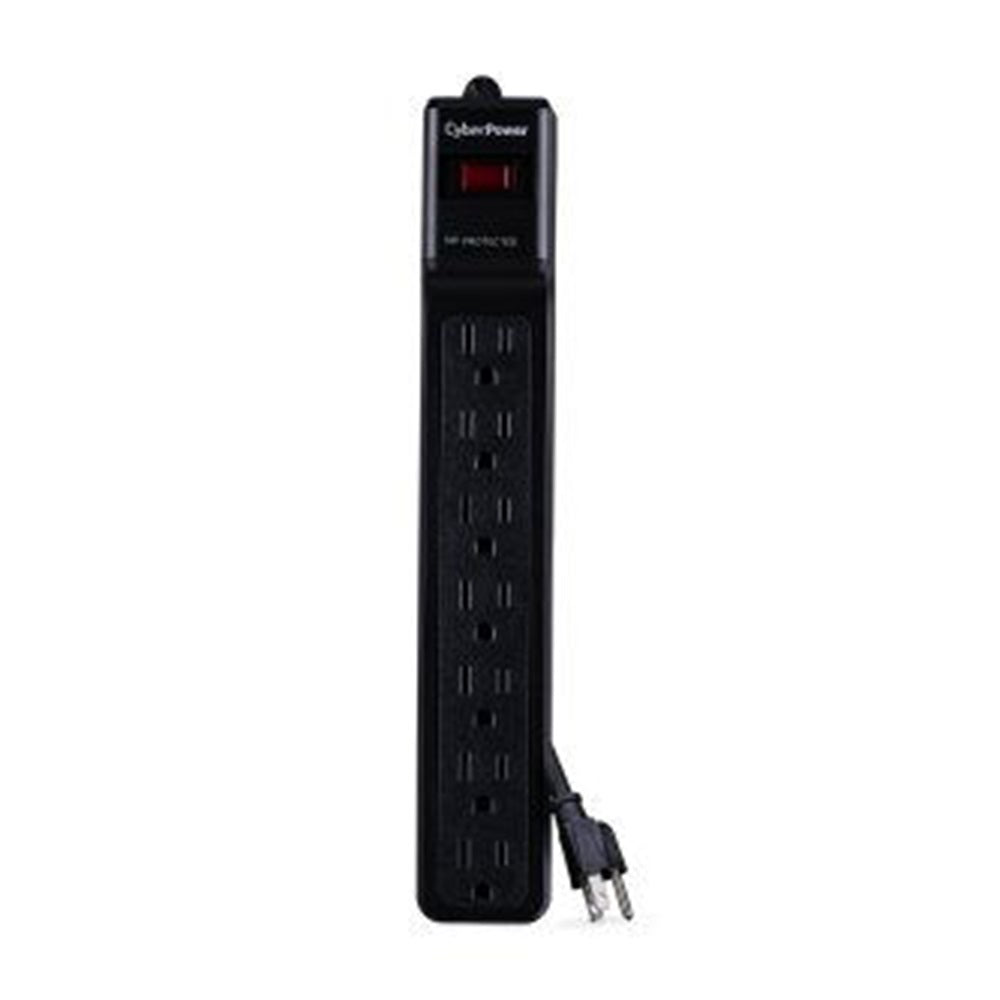 CyberPower CSB706 7Out Surge Protector; $125K 6Ft Cord 1500J Emi/Rfi Ceg