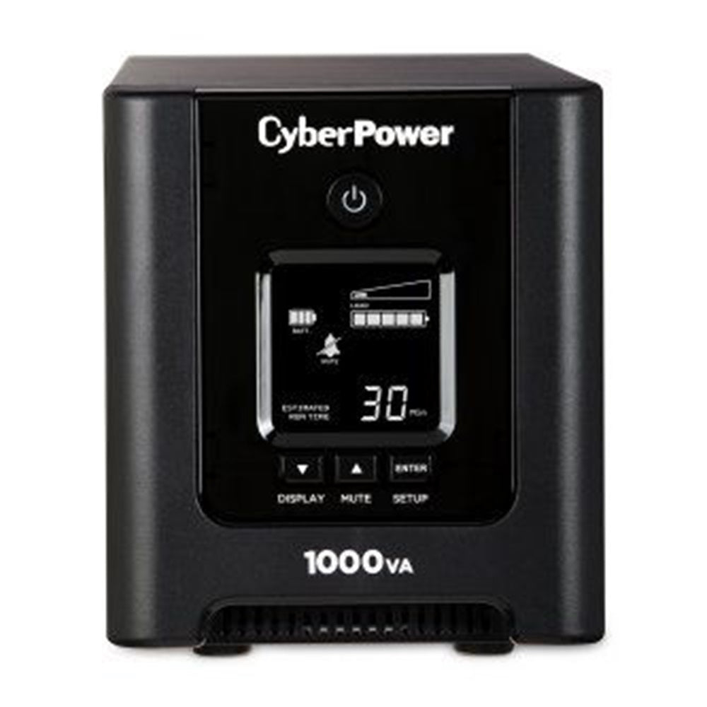 CyberPower OR1000PFCLCD 1000VA/700W, Pure Sine Wave, NEMA 5-15P, 6 ft cord, 8 x NEMA 5-15R, USB, Serial, PowerPanel Business Edition