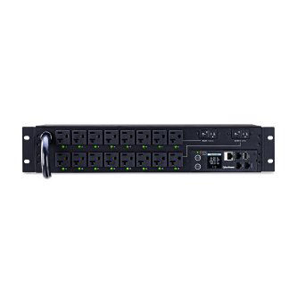 CyberPower PDU41003 Switched PDU 30A 120V NEMA L5-30P input 16 NEMA 5-20R output 12ft cord 1U 3 Year Warranty