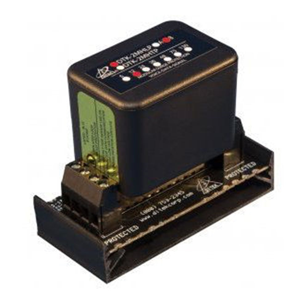Ditek DTK-2MHLP12BWB 12V, 2 Pair, Hybrid Field Replaceable Suppression Module w/ Hardwired Base