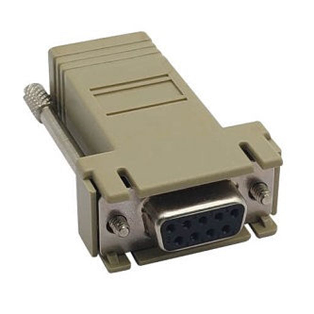 Eaton B090-A9F Modular Serial Adapter Straight-Through Wiring (DB9 F to RJ45 F)