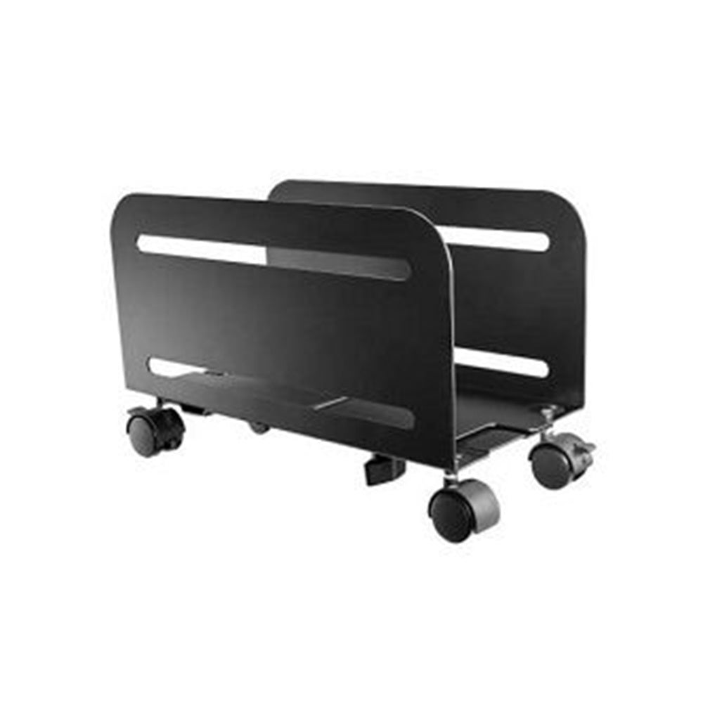 Eaton DCPU2 Mobile CPU Caddy for Computer Towers - Width Adjustable, Locking Casters, Black