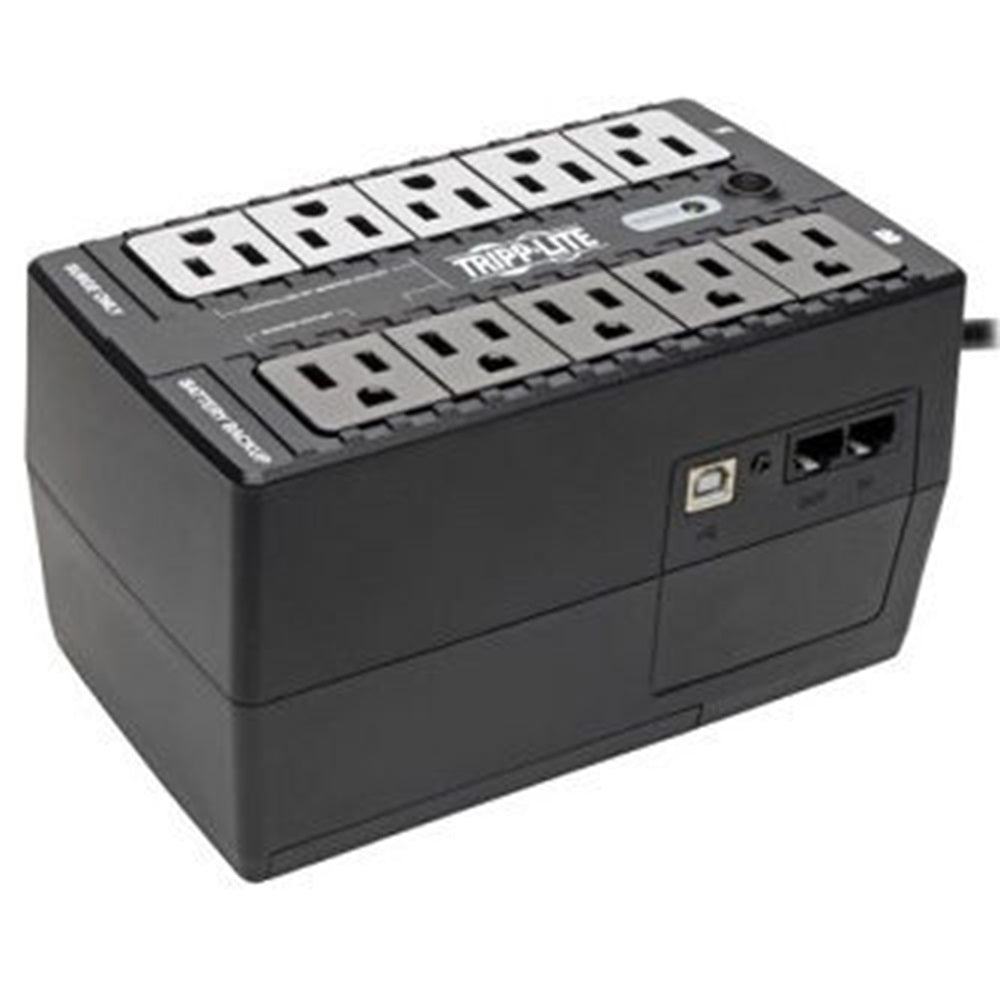 Eaton ECO550UPS 550VA 300W Standby UPS - 10 NEMA 5-15R Outlets, 120V, 50/60 Hz, 5-15P Plug, ENERGY STAR, Desktop/Wall