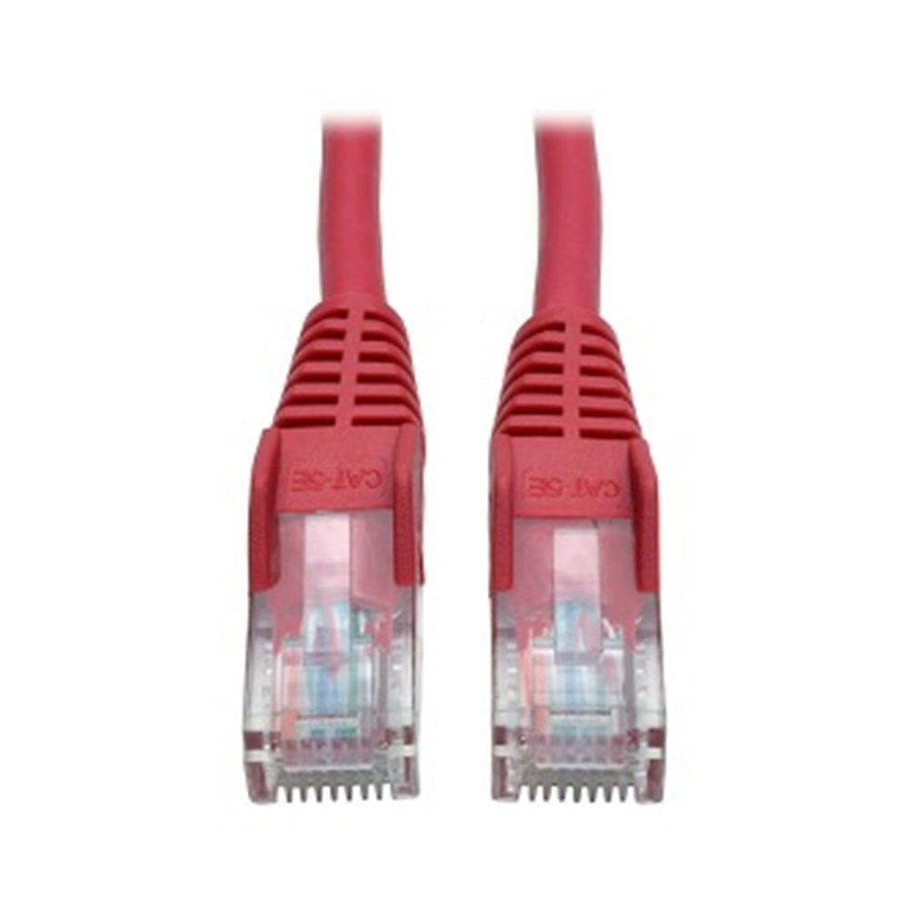 Eaton N001-015-RD Cat5e 350 MHz Snagless Molded (UTP) Ethernet Cable (RJ45 M/M), PoE - Red, 15 ft. (4.57 m)