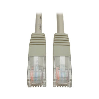 Eaton N002-002-GY Cat5e 350 MHz Molded (UTP) Ethernet Cable (RJ45 M/M), PoE - Gray, 2 ft. (0.61 m)