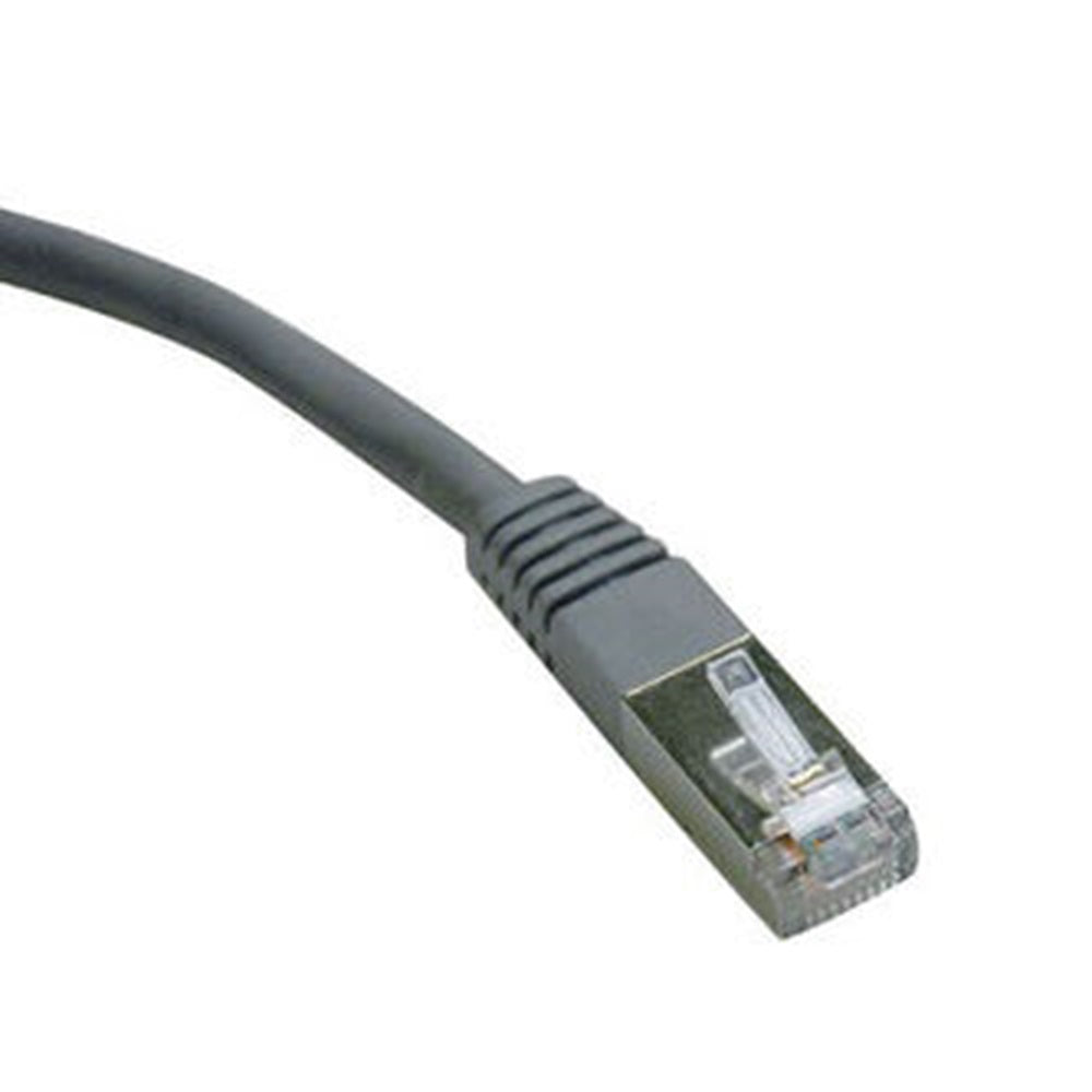 Eaton N125-025-GY Cat6 Gigabit Molded Shielded (FTP) Ethernet Cable (RJ45 M/M), PoE, Gray, 25 ft. (7.62 m)