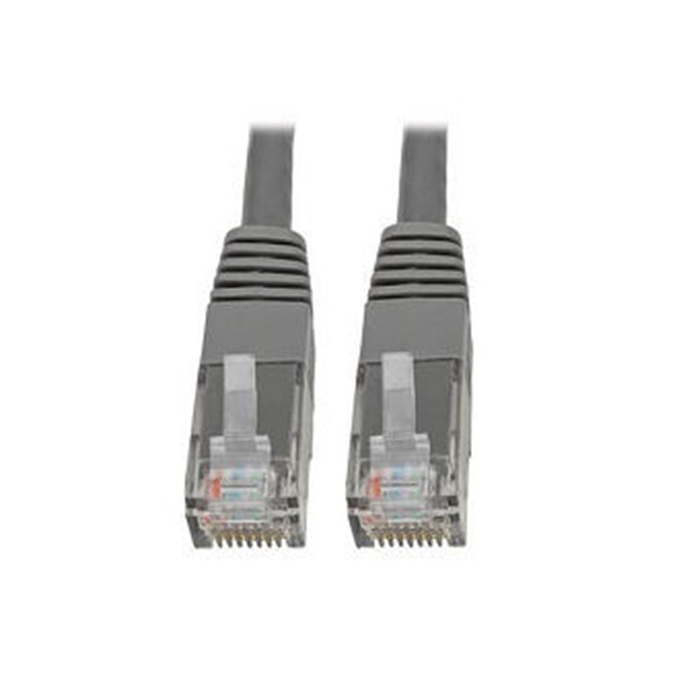 Eaton N200-001-GY Cat6 Gigabit Molded (UTP) Ethernet Cable (RJ45 M/M), PoE, Gray, 1 ft. (0.31 m)