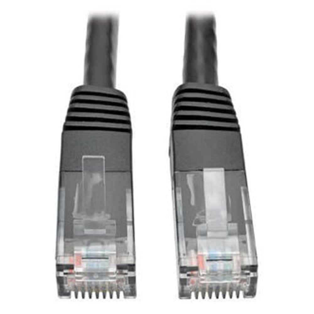 Eaton N200-006-BK Cat6 Gigabit Molded (UTP) Ethernet Cable (RJ45 M/M), PoE, Black, 6 ft. (1.83 m)