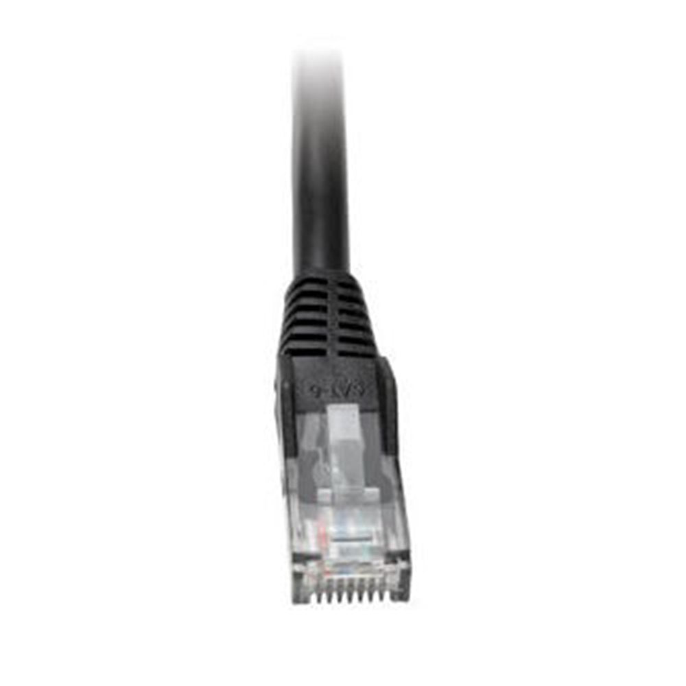 Eaton N201-002-BK Cat6 Gigabit Snagless Molded (UTP) Ethernet Cable (RJ45 M/M), PoE, Black, 2 ft. (0.61 m)