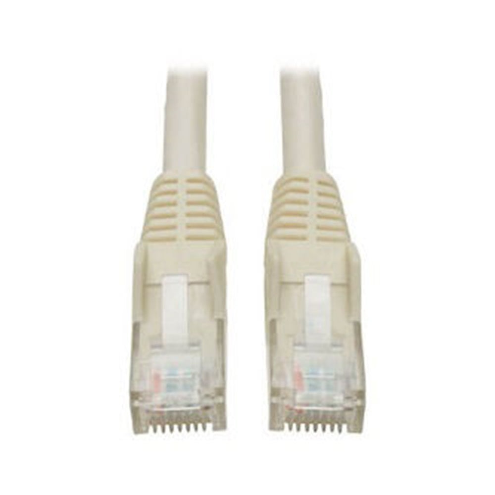 Eaton N201-014-WH Cat6 Gigabit Snagless Molded (UTP) Ethernet Cable (RJ45 M/M), PoE, White, 14 ft. (4.27 m)