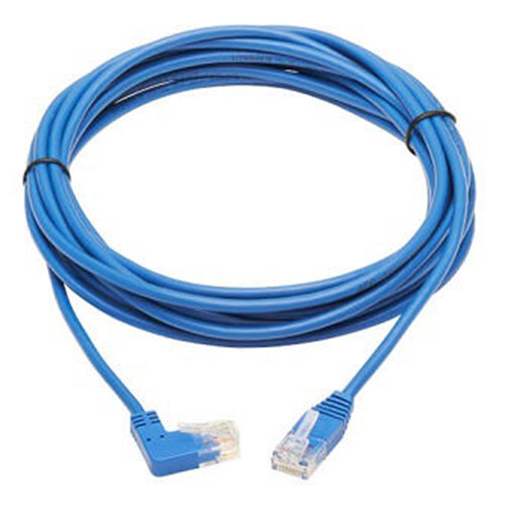 Eaton N204-S20-BL-RA Right-Angle Cat6 Gigabit Molded Slim UTP Ethernet Cable (RJ45 Right-Angle M to RJ45 M), Blue, 20 ft. (6.09 m)