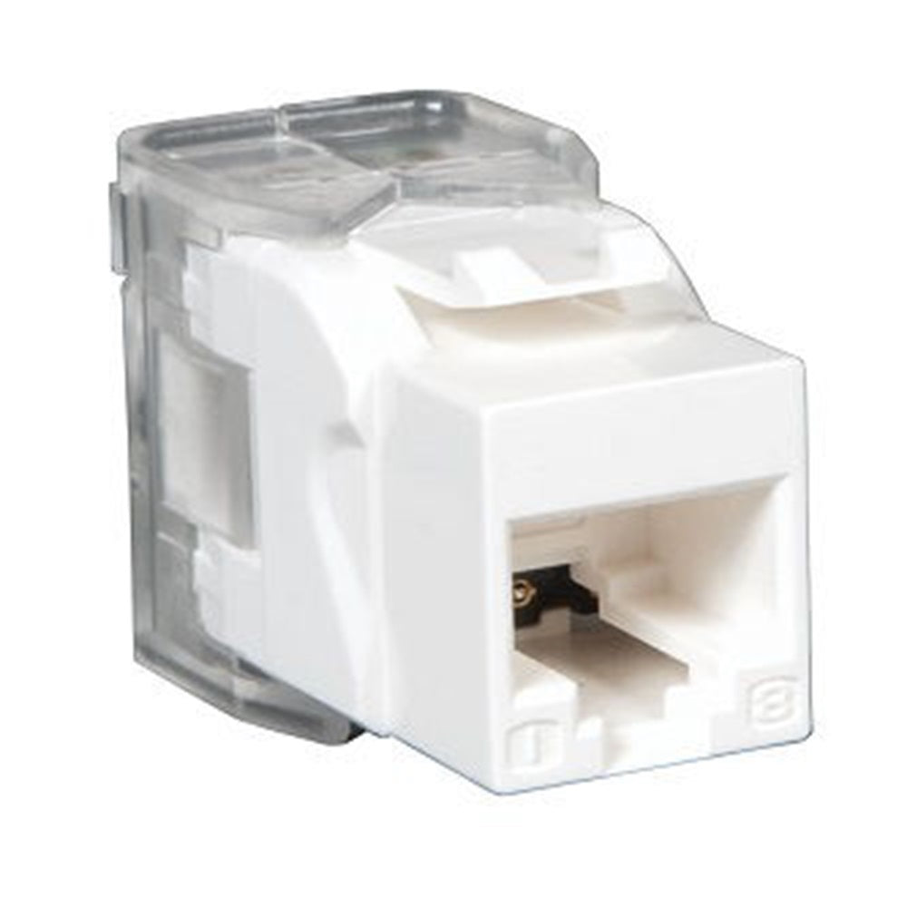 Eaton N238-001-WH-TF Toolless Cat6/5e Keystone Jack - White, TAA