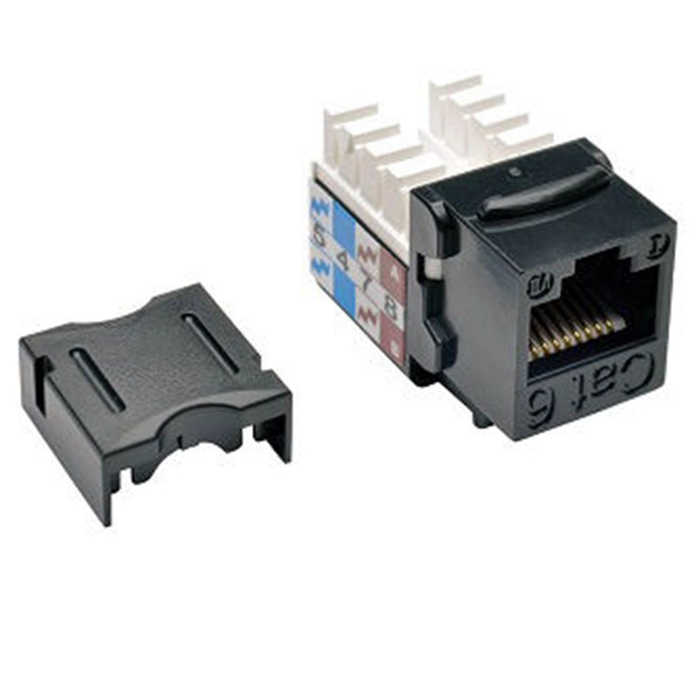 Eaton N238-010-BK Cat6/Cat5E Keystone Jack,10Pk