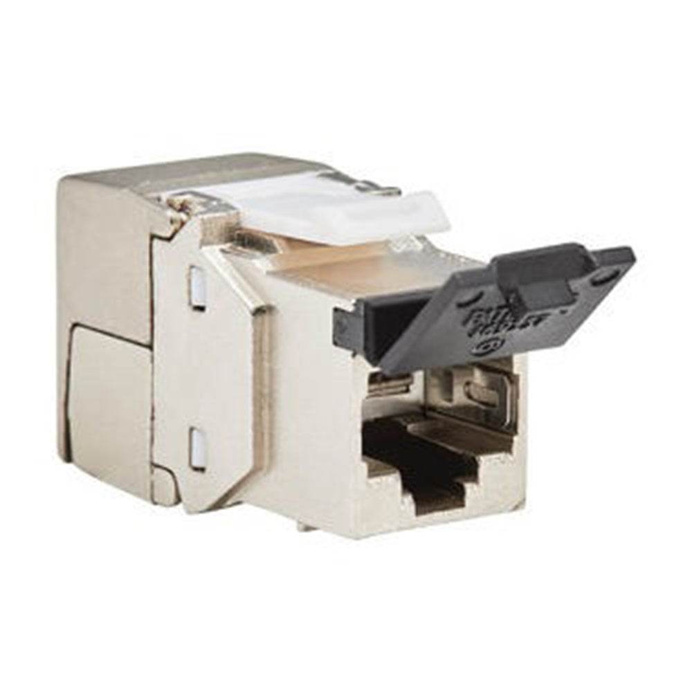 Eaton N238-SHC8-TF-1 Cat8 STP Shielded Tool-Free Keystone Jack, 568A/568B, TAA