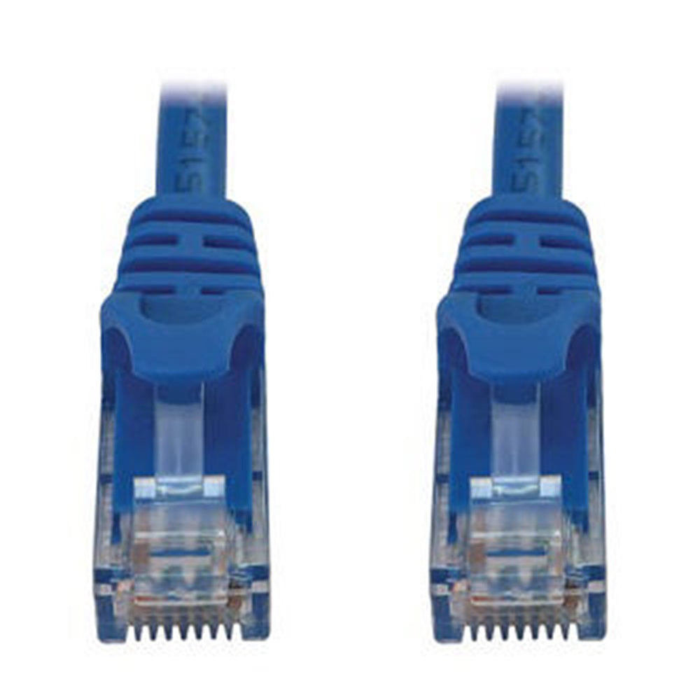Eaton N261-010-BL Cat6a 10G Snagless Molded UTP Ethernet Cable (RJ45 M/M), PoE, Blue, 10 ft. (3.1 m)