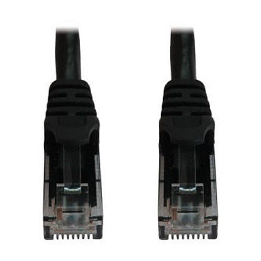 Eaton N261-015-BK Cat6a 10G Snagless Molded UTP Ethernet Cable (RJ45 M/M), PoE, Black, 15 ft. (4.6 m)