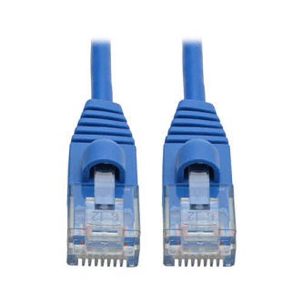 Eaton N261-S03-BL Cat6a 10G Snagless Molded Slim UTP Ethernet Cable (RJ45 M/M), Blue, 3 ft. (0.91 m)