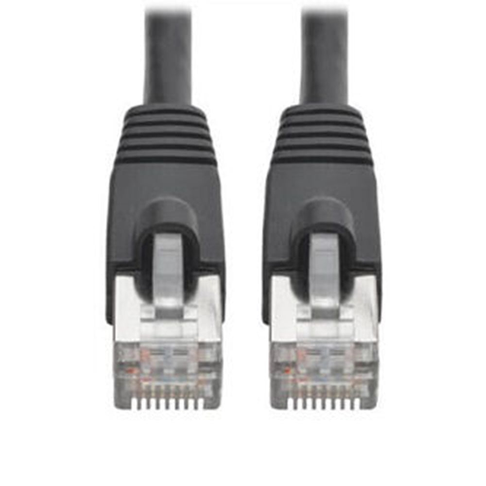 Eaton N262-014-BK Cat6a 10G Snagless Shielded STP Ethernet Cable (RJ45 M/M), PoE, Black, 14 ft. (4.27 m)