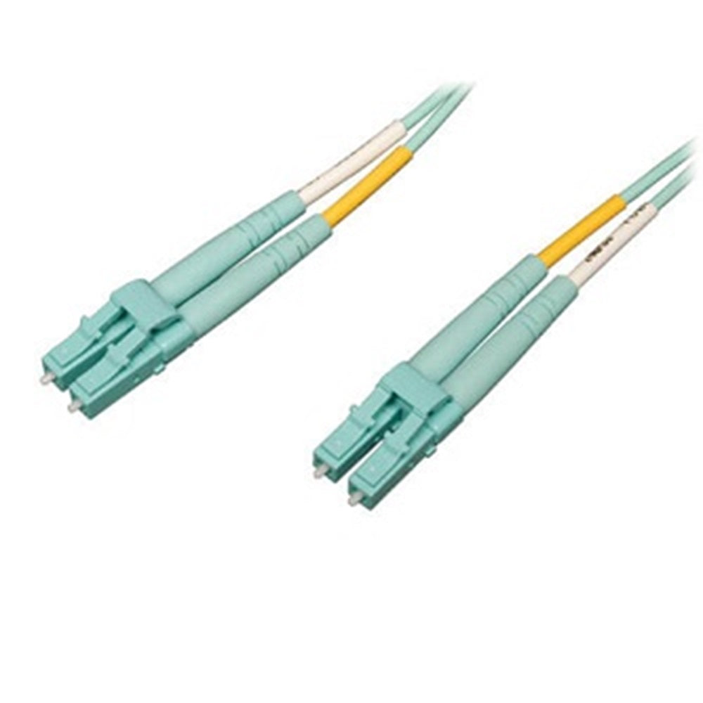 Eaton N820-01M-OM4 10Gb/100Gb Duplex Multimode 50/125 OM4 LSZH Fiber Patch Cable (LC/LC) - Aqua, 1M (3 ft.)