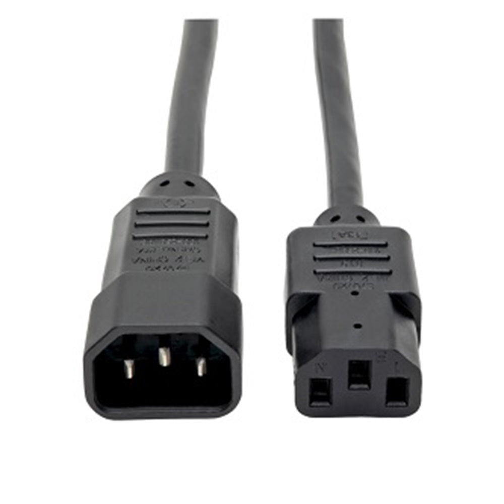 Eaton P004-002-13A PDU Power Cord, C13 to C14 - 13A, 250V, 16 AWG, 2 ft. (0.61 m), Black