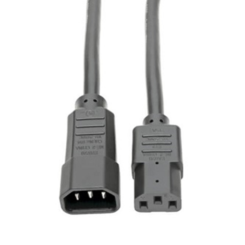 Eaton P005-003 Heavy-Duty PDU Power Cord, C13 to C14 - 15A, 250V, 14 AWG, 3 ft. (0.91 m), Black