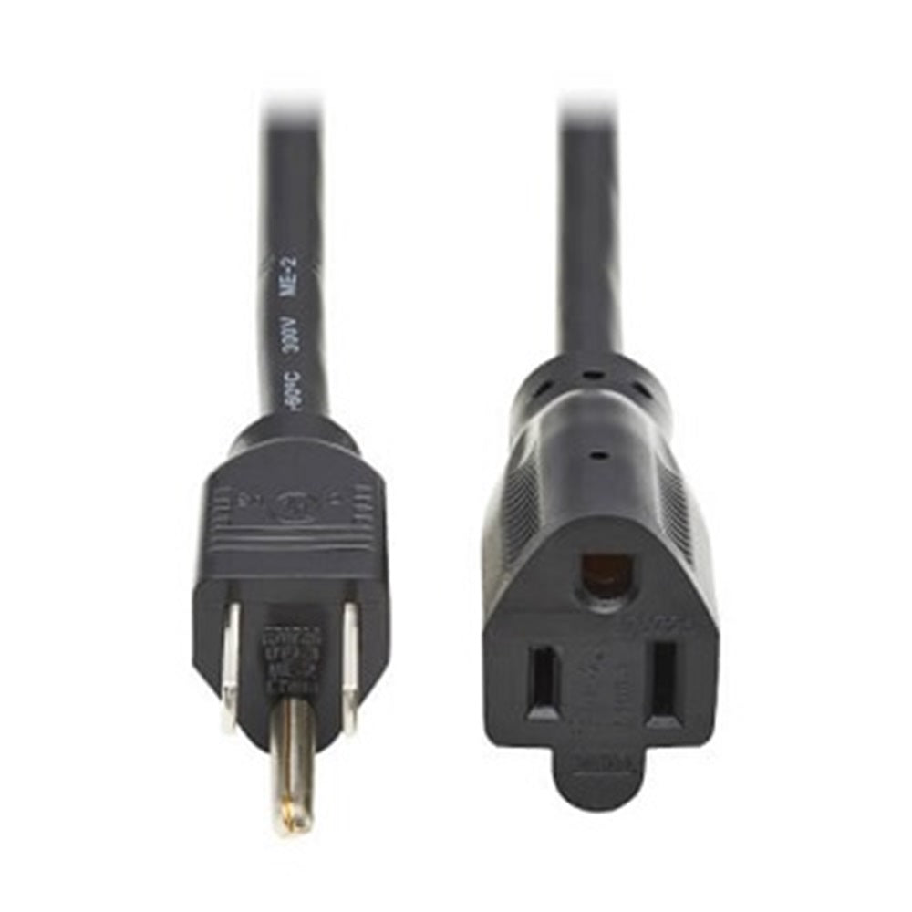 Eaton P022-003-13A Power Extension Cord, NEMA 5-15P to NEMA 5-15R - 13A, 120V, 16 AWG, 3 ft. (0.9 m), Black