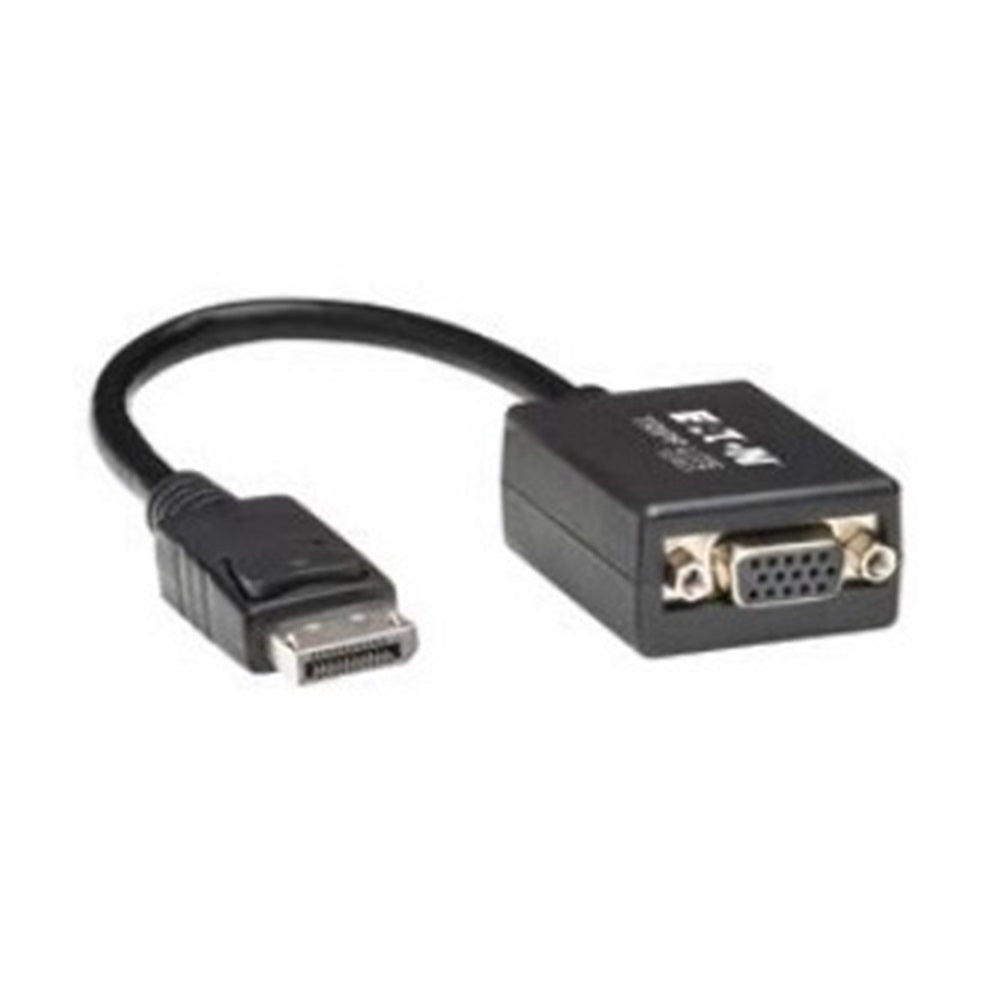Eaton P134-06N-VGA DisplayPort to VGA Active Adapter Video Converter (M/F), 6-in. (15.24 cm)