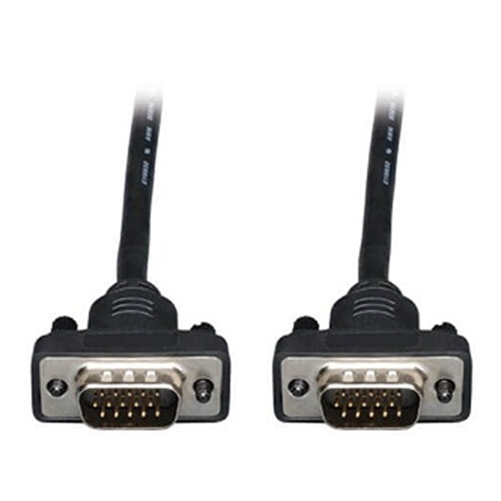 Eaton P502-025-SM Tripp Lite Series Low-Profile VGA High-Resolution RGB Coaxial Cable (HD15 M/M), 25 ft. (7.62 m)
