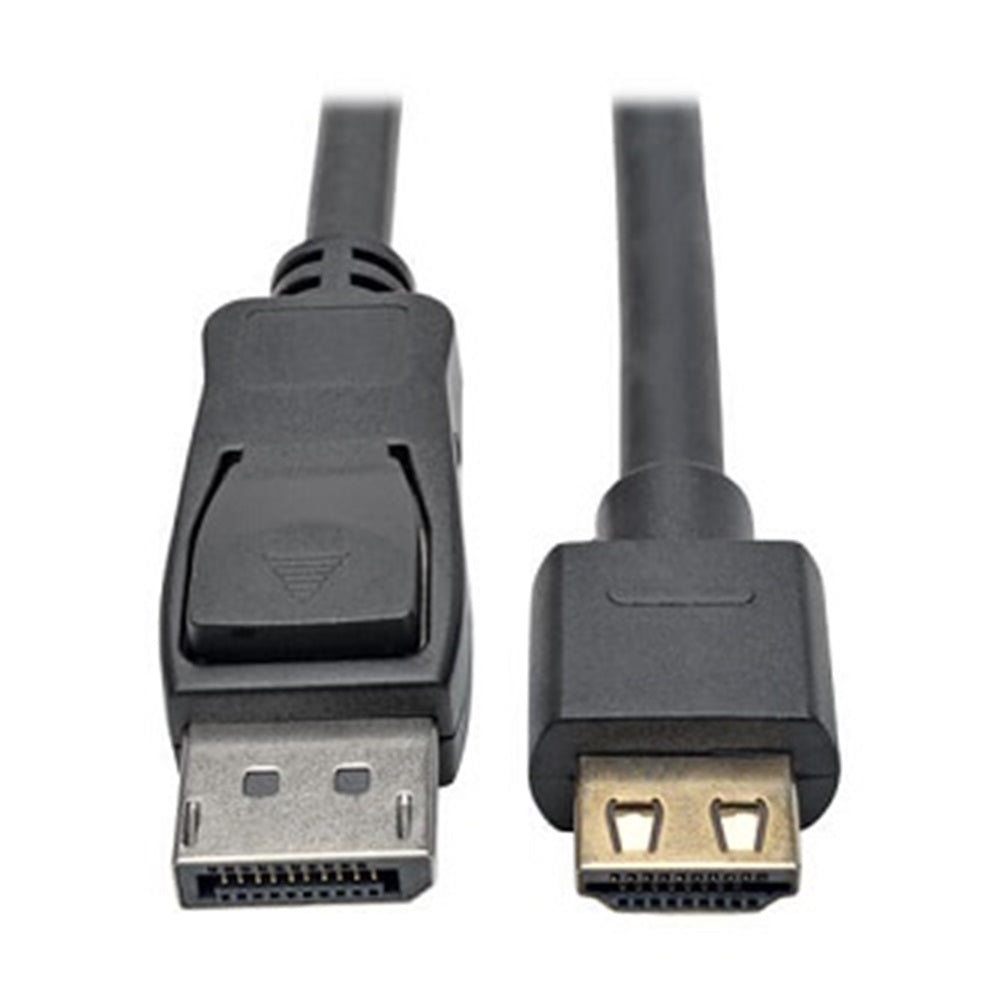 Eaton P582-006-HD-V2A DisplayPort 1.2 to HDMI Active Adapter Cable (M/M), 4K 60 Hz, Gripping HDMI Plug, HDCP 2.2, 6 ft. (1.8 m)