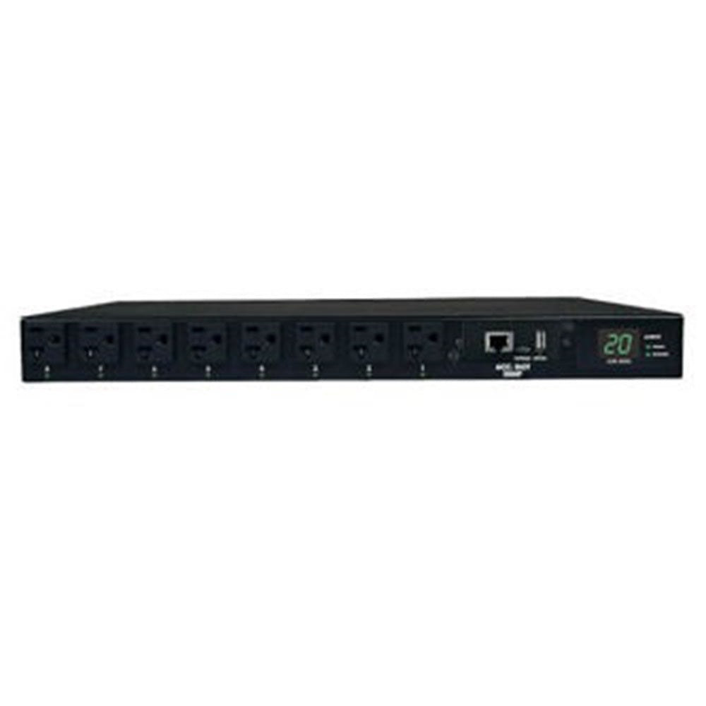 Eaton PDUMH20ATNET 1.9kW Single-Phase Switched Automatic Transfer Switch PDU, 2 120V L5-20P / 5-20P Inputs, 16 5-15/20R Outputs