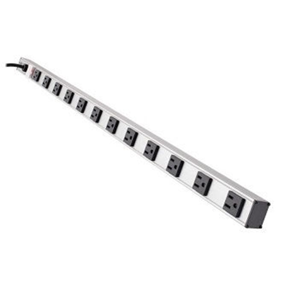 Eaton PS3612 12-Outlet Vertical Power Strip, 120V, 15A, 15 ft. (4.57 m) Cord, 5-15P, 36 in.
