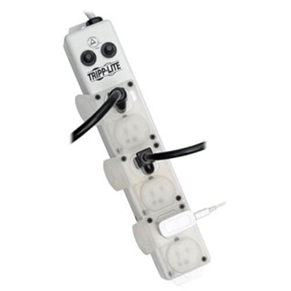 Eaton PS-607-HG-OEM Safe-IT UL 1363A Medical-Grade Power Strip for Patient-Care Vicinity, 6x 15A Hospital-Grade Outlets, Safety