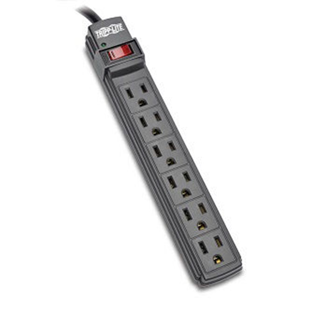 Eaton PS66B Power It! 6-Outlet Power Strip, 6 ft. (1.83 m) Cord, Black Housing
