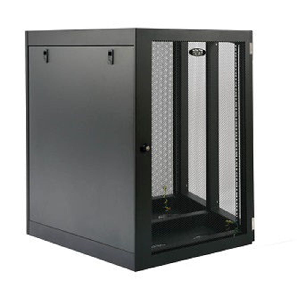 Eaton SRW18UHD SmartRack 18U Heavy-Duty Low-Profile Server-Depth Side-Mount Wall-Mount Rack Enclosure Cabinet